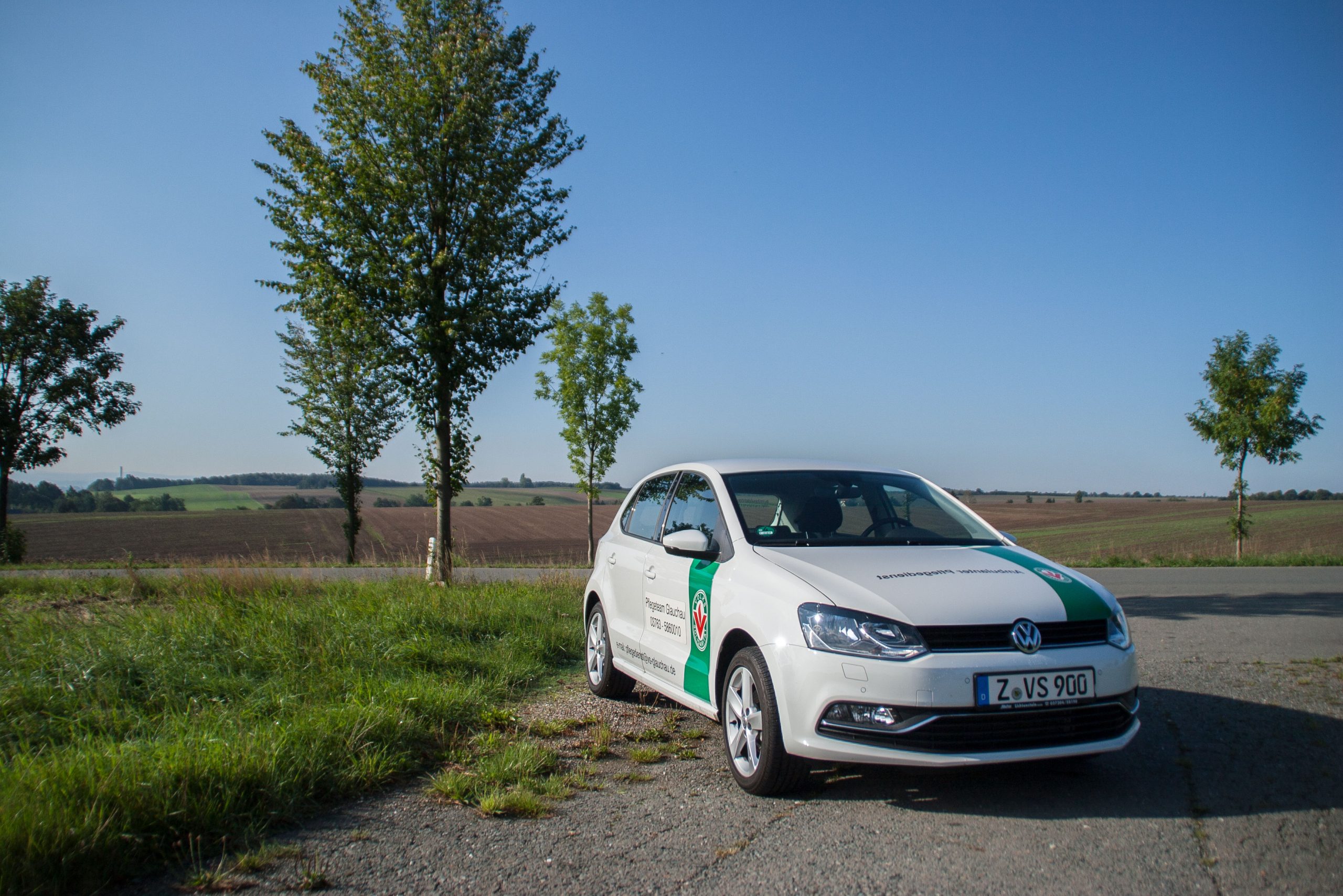 VW Polo der ambulanten Pflege