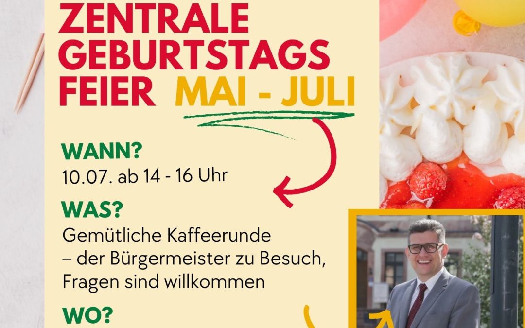 Zentrale Geburtstagsfeier Burgstädt
