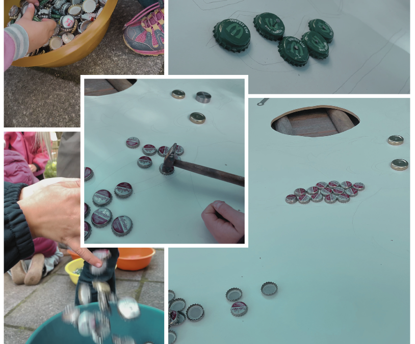 Wir gestalten ein Mosaik – Recycling im Knirpsenland